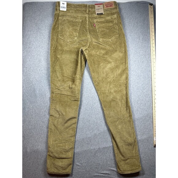 Levi's 721 High Rise Skinny Pants Women's‎ W31 x L30 Brown Corduroy NWT - Picture 6 of 9